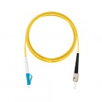 Шнур оптический переходной, одинарный, одномодовый SM 9/125 OS2, <nobr><nobr>LC/UPC-ST/UPC,</nobr></nobr> LSZH нг (A)-HF, <nobr>1 м</nobr>